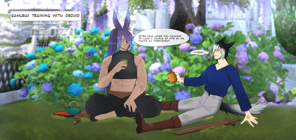 FFXIV: Mocha training with Orchid